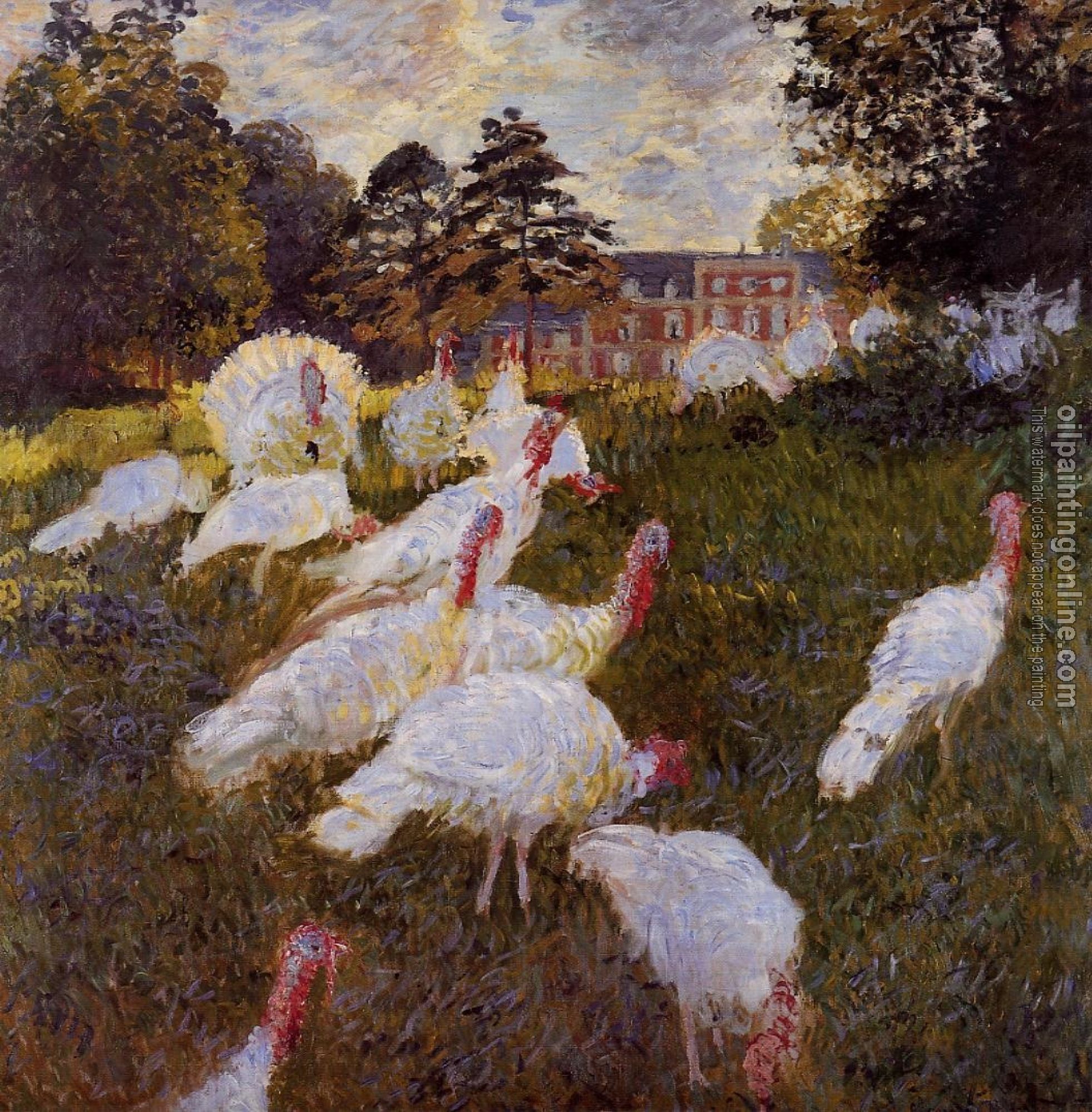 Monet, Claude Oscar - Turkeys